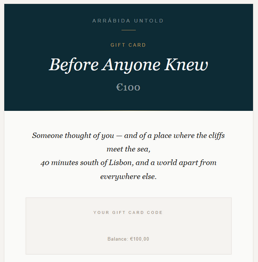Arrábida Untold Gift Card